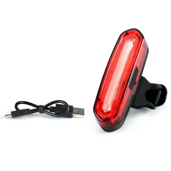 Ultra Svetla LED Kolo Rep Svetlobe, USB Polnilne Izposoja Zadnje Luči, IPX6 Nepremočljiva in Enostavno Namestite Čelada Lahka 0