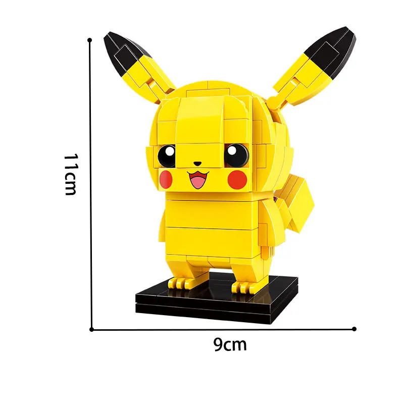 TOMY Pokémon gradnik, igrače, risanke gradnik skupščine Pikachu Squirtle Blastoise Eevee dejanje slika modela otrok darilo 2