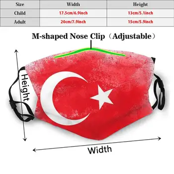 Maska Turčija Zastavo Turčija Zastave Nacionalni Islam Polmeseca Kulturo Naroda Koncept Demokracije Turški Državi Muslimanska Domoljubja 28866
