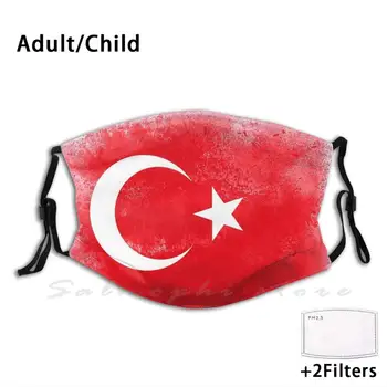 Maska Turčija Zastavo Turčija Zastave Nacionalni Islam Polmeseca Kulturo Naroda Koncept Demokracije Turški Državi Muslimanska Domoljubja 3
