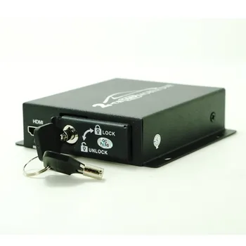 2-kanalni Mini AHD DVR Mobilne DVR podporo CVBS/AHD 5.0 MP/dual-SD kartica HD 1080P 2-Kanalni vozila avtobus DVR z daljinskim upravljalnikom 0