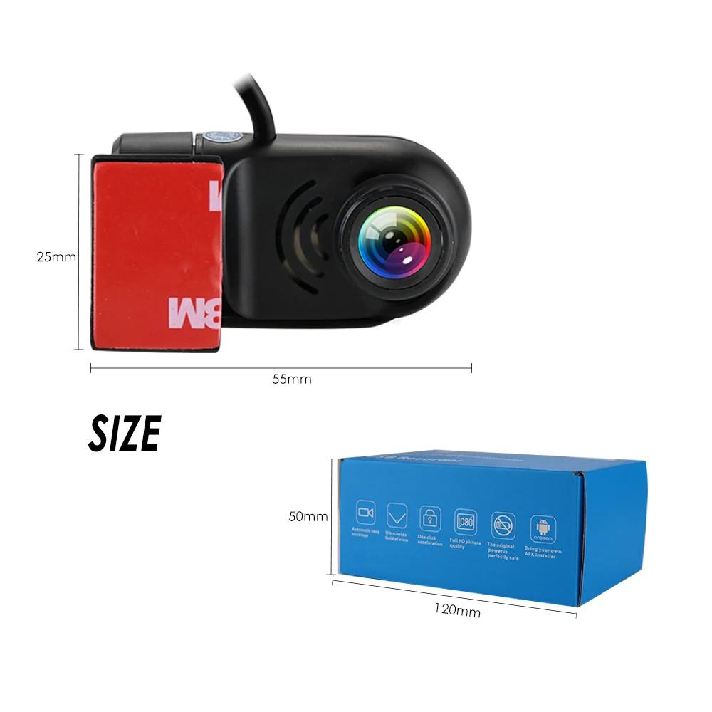 Avto Monitor USB Avto DVR Digitalni video snemalnik, sprednji USB, kamera CMOS HD za Ossuret blagovne Znamke sistema Android avto DVD predvajalnik 3