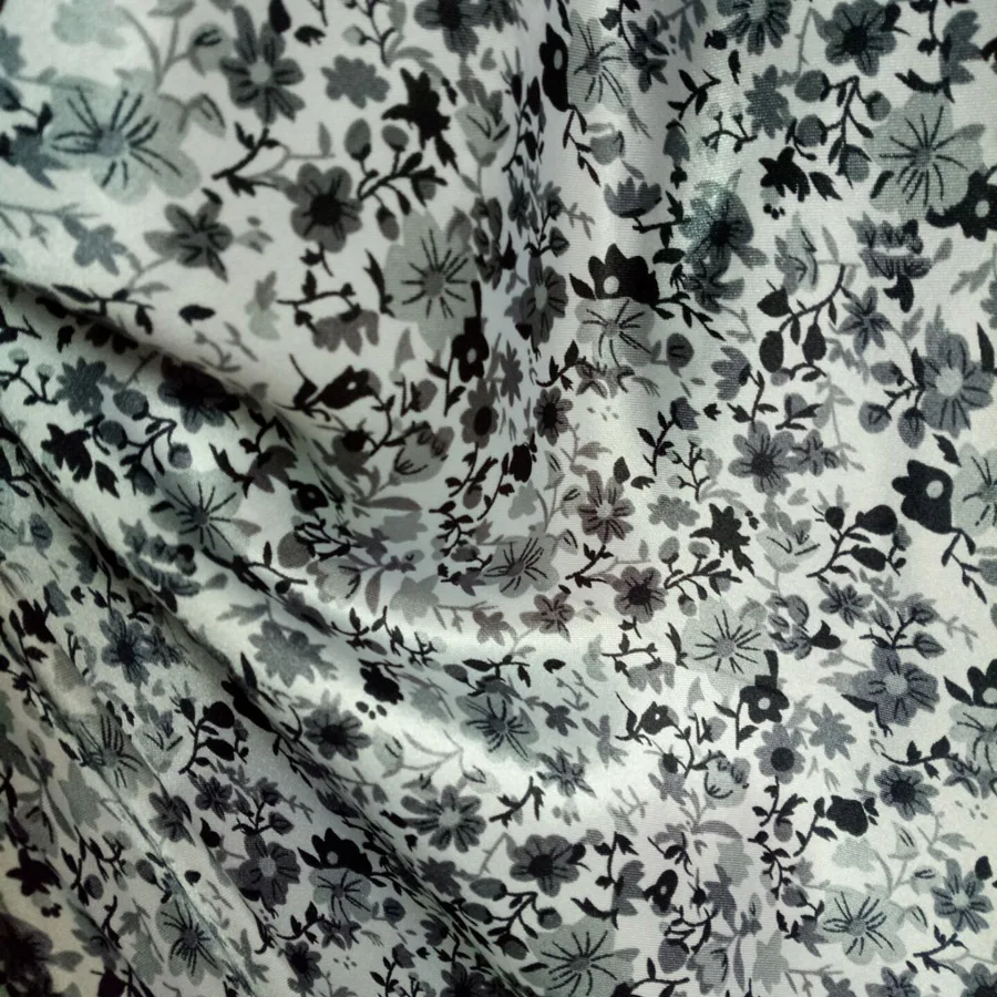 Cvetlični mehko Saten natisnjeni smoothy mehkega Materiala Diy Oblog obrti Charmeuse šal traku obrti Tkanine šal obleko materiala 3