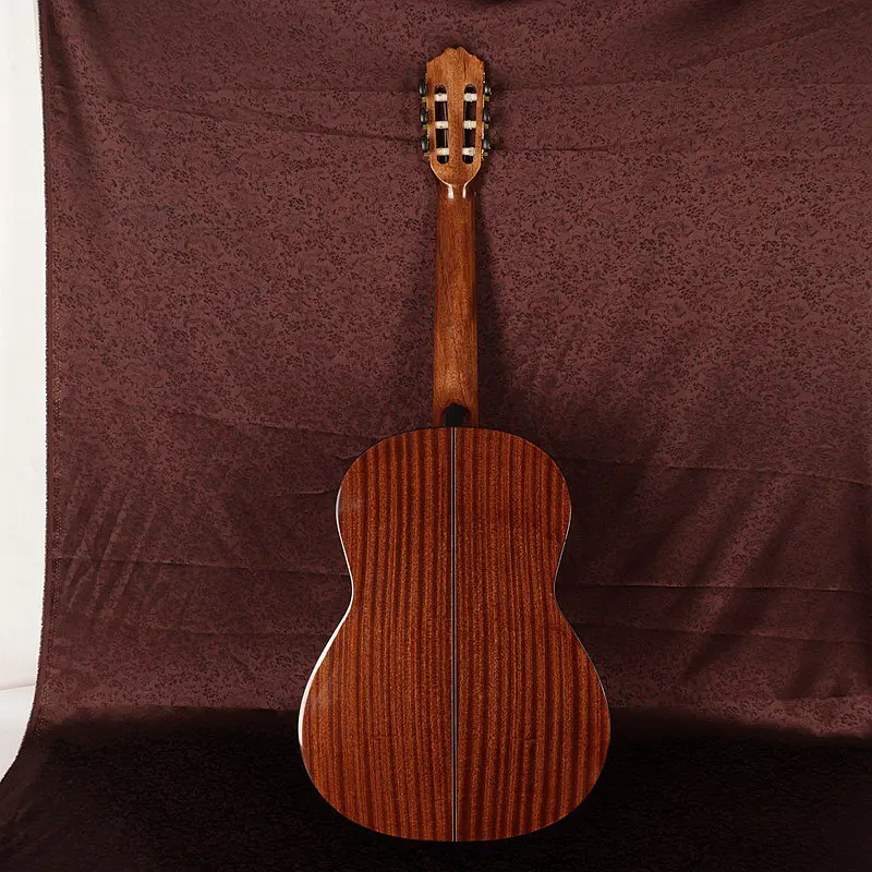 Rumena barva smrekovega masivnega lesa vrh klasična kitara 39 palčni visokega sijaja polni velikosti design z EQ sprejemnik funkcijo 1