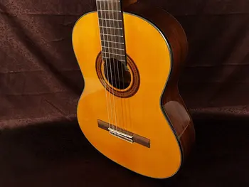Rumena barva smrekovega masivnega lesa vrh klasična kitara 39 palčni visokega sijaja polni velikosti design z EQ sprejemnik funkcijo 2