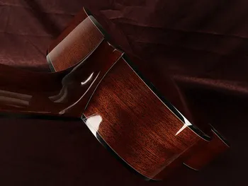 Rumena barva smrekovega masivnega lesa vrh klasična kitara 39 palčni visokega sijaja polni velikosti design z EQ sprejemnik funkcijo 4