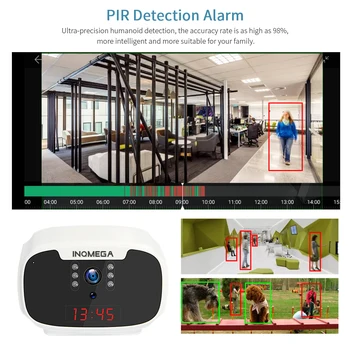 INQMEGA Mini 1080P WiFi Kamera Brezžična Ura Fotoaparata Home Security Kamera IP CCTV Nadzor IR Nočno Vizijo Motion Detect 1