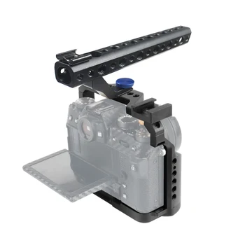 Fotoaparat Kletko Ploščad Grip Ročaj Vrh nastavek Nastavek za DSLR Fujifilm XT-20 XT-30 Fuji XT20 XT30 Stabilizator Obrazec-Fit Zaščitni Okvir 2