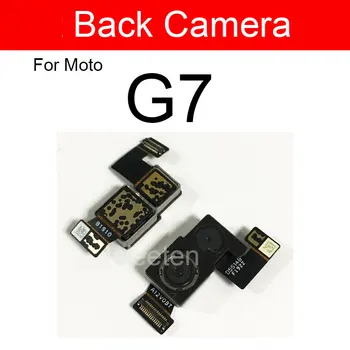 Zadaj Glavni Kameri Za Motorola Moto G7 Igrajo Plus Moč Spredaj Sooča Kamero Modul Flex Ploski Kabel Zamenjava Rezervnih Delov 1