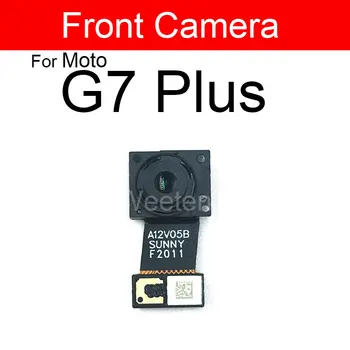 Zadaj Glavni Kameri Za Motorola Moto G7 Igrajo Plus Moč Spredaj Sooča Kamero Modul Flex Ploski Kabel Zamenjava Rezervnih Delov 2