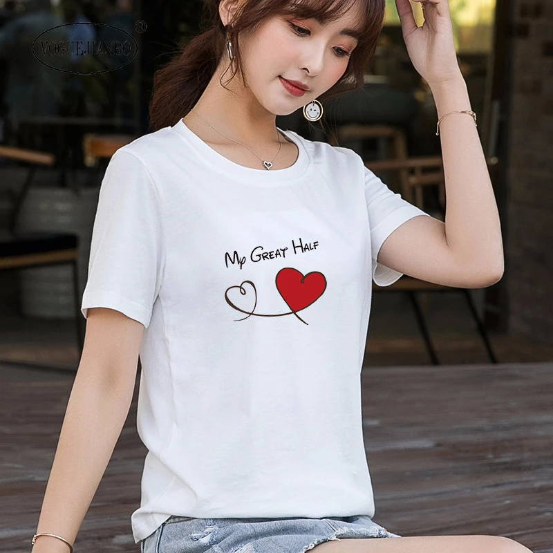 2020 poletje novi modi ženske obleke krog vratu t-shirt kratek rokav korejski svoboden slog priložnostne dno tiskanje bodycon vrhovi 1