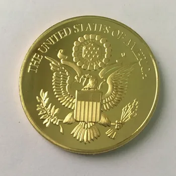 5 kos Ameriški PLEŠAST OREL živali značko v boga zaupamo svobode pozlačeni značko 40 mm spominek zbirateljske dekoracijo kovanec 31803