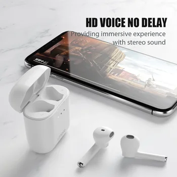 Original Lenovo Bluetooth Slušalke Brezžične Slušalke Stereo Zvok Čepkov Touch Kontrole za Zmanjševanje Hrupa HD Klic Športne Slušalke 5