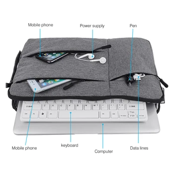 Laptop Torba Za Macbook Air Pro Retina 11 12 13 14 15 15.6 inch Laptop Rokav Primeru PC Tablični Primeru Kritje za Xiaomi Zraka HP Dell 32036