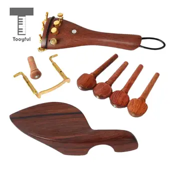Tooyful Niz Violino 4/4 Deli Palisander Brado Ostali Tuning Kljukice Tailpiece & Fine Tunings Rep Gut Endpin 33026