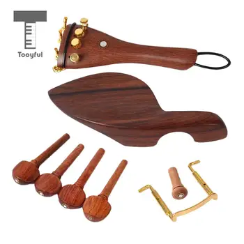 Tooyful Niz Violino 4/4 Deli Palisander Brado Ostali Tuning Kljukice Tailpiece & Fine Tunings Rep Gut Endpin 3