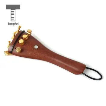 Tooyful Niz Violino 4/4 Deli Palisander Brado Ostali Tuning Kljukice Tailpiece & Fine Tunings Rep Gut Endpin 4