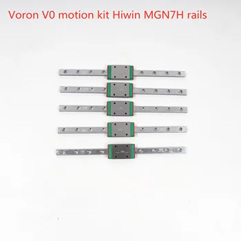 Voron V0 3d tiskalnik Hiwin MGN7H vozički 150mm tirnice 5pcs 33153