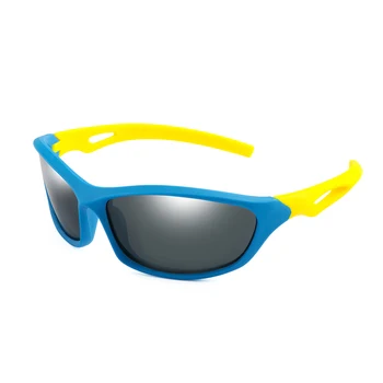 Otroci Polarizirana sončna Očala Fantje Dekleta Kvadratnih sončna Očala Letnik UV400 Sunglass Očala Odtenki Gafas de sol 2