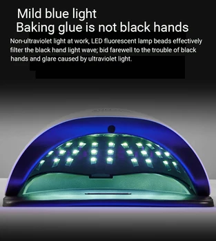 SONCE X7 Max LED UV Žarnico, Quick Dry 180W Nohtov Lučka Auto Fototerapijo Nohtov, Gel za Lase Lučka za Profesionalno Manikuro, Lučka 34350
