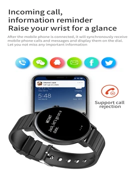 2020 Nove Pametne Watch Bluetooth Klic Smartwatch Moški Ženske Ure Šport Fitnes Zapestnica Za Xiaomi Android Huawei Honor iOS 34804