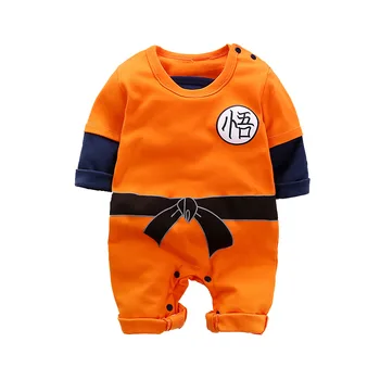 Anime Noša Newborn Baby Boy Oblačila Novo Rojen Oblačila Za Malčke Romper Onesie Jumpsuit Pižamo Obleko Babygrow Otrok Skokih 5