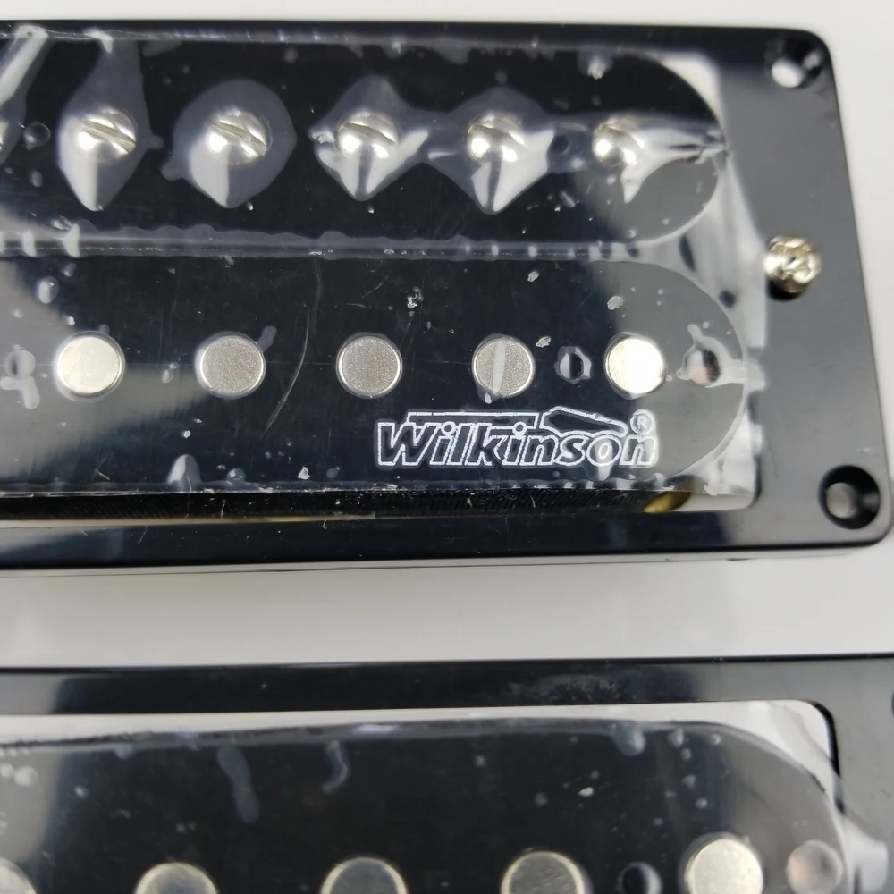 Wilkinson Black odpiranje Dvojno tuljavo Električna Kitara Humbucker Pickups (Most & Vratu Par) 4