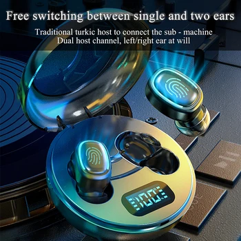 TWS Brezžične Slušalke Bluetooth, 5.1 Stereo Mini Brezžične Slušalke Športne Čepkov Mini Slušalke &Mic za Huawei 35515