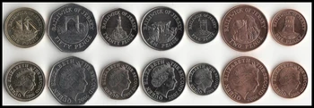 Jersey 7 Kovancev, nastavite ,UNC original kovanec 3588