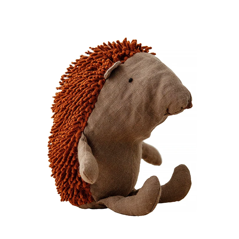 Lep Mini jež Pliš Plišaste Živali, igrače Srčkan Ročno Mini Živalski Mehko Krpo Lutka Nordijska Opremo Doma 3