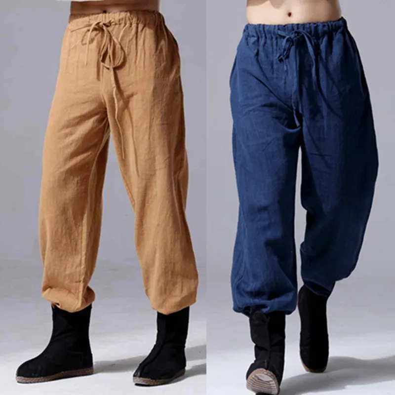 2020 Modni Moški perilo hlače Udobno Moške hlače, hlače priložnostne naravnost hlače plus velikost M-5XL 6XL Črno Bel Mornarsko Modra 2