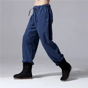 2020 Modni Moški perilo hlače Udobno Moške hlače, hlače priložnostne naravnost hlače plus velikost M-5XL 6XL Črno Bel Mornarsko Modra 4