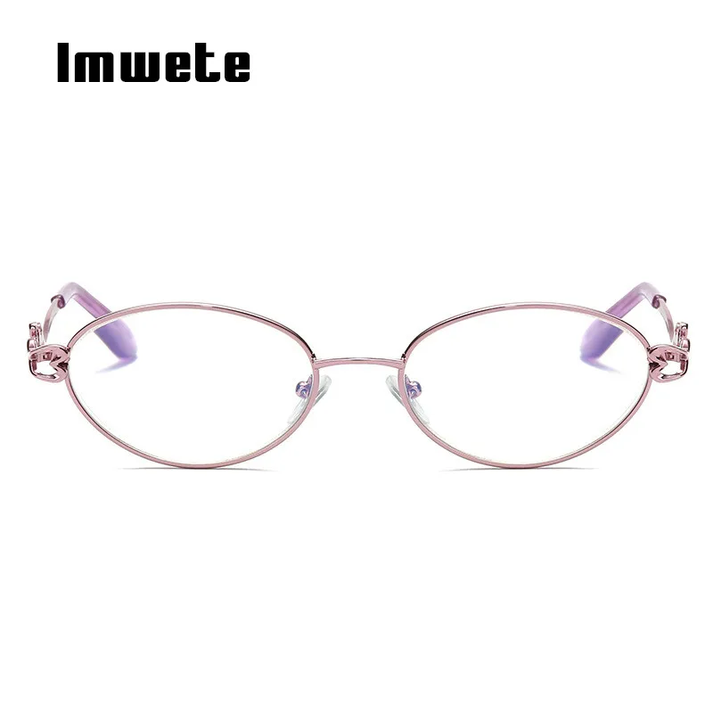 Imwete Anti Modra Svetloba Obravnavi Očala Ženske Klasičnih Jasno, Kovinski Očala Moških Računalnik Eye Glasses Presbyopia +1.0 2.0 3.0 4.0 2