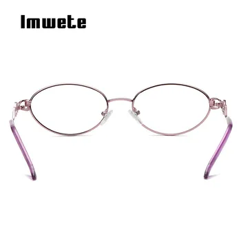 Imwete Anti Modra Svetloba Obravnavi Očala Ženske Klasičnih Jasno, Kovinski Očala Moških Računalnik Eye Glasses Presbyopia +1.0 2.0 3.0 4.0 0
