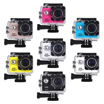 Zunanji Mini Šport delovanje Fotoaparata Ultra 30 M 1080P Podvodni Nepremočljiva Čelada Video Snemanje Kamere Šport Cam 2
