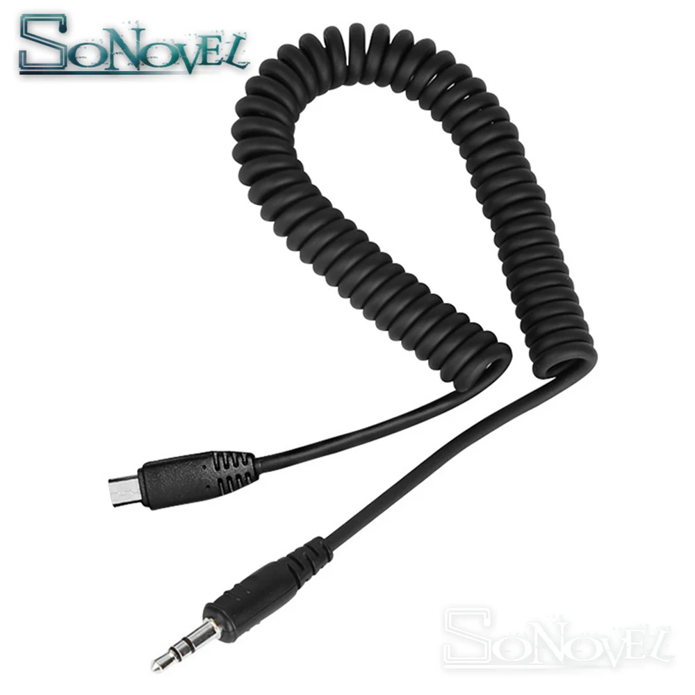 3,5 mm-S2 Daljinski upravljalnik Zaklopa Priključite Kabel Kabel za Sony A9 A7 A7R A7S A7SII A7RII A7M2 A7RIII A6500 A6300 A6000 A5100 TW-283 3