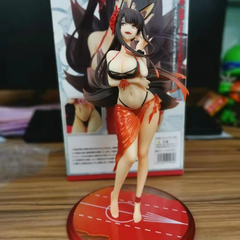 26 cm Anime Azur Lane Seksi Akagi Kopalke Ver. Seksi Dekleta Akcijska Figura, Igrače, Lepa Mlada Bikini Girl Model Slika Igrače 1