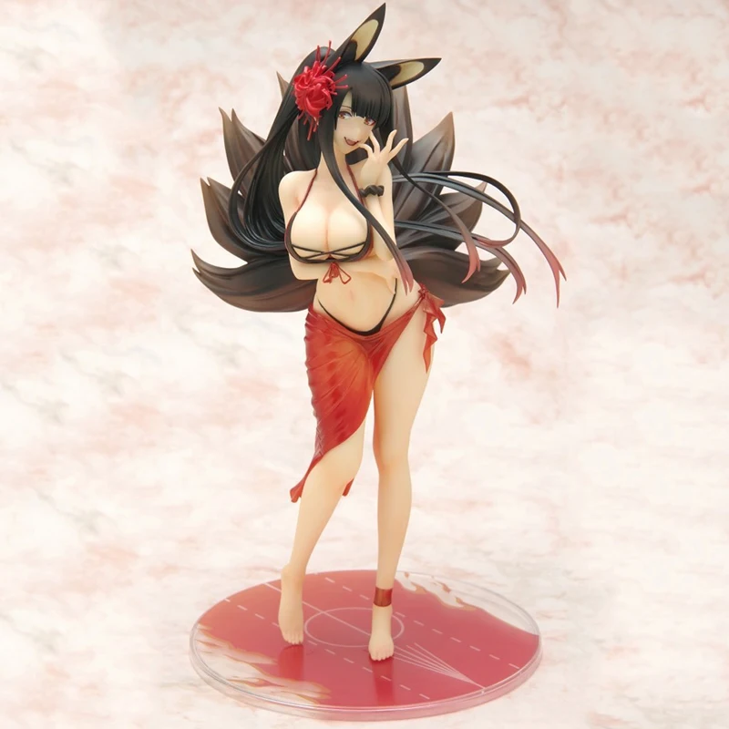 26 cm Anime Azur Lane Seksi Akagi Kopalke Ver. Seksi Dekleta Akcijska Figura, Igrače, Lepa Mlada Bikini Girl Model Slika Igrače 4
