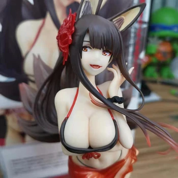 26 cm Anime Azur Lane Seksi Akagi Kopalke Ver. Seksi Dekleta Akcijska Figura, Igrače, Lepa Mlada Bikini Girl Model Slika Igrače 3748