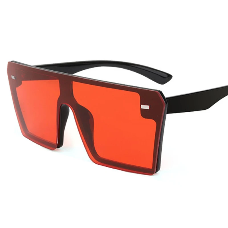 IENJOY 2020 Oversize Kvadratnih sončna Očala Ženske Zonnebril Dames Moda Ravno Top Gradient sončna očala Moških Velik Okvir Oculos 1