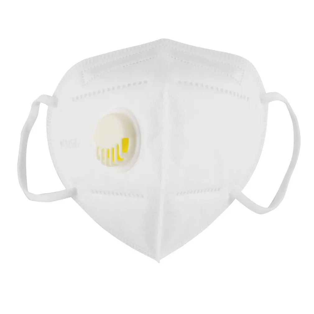 50pcs KN95 Zaščitne Maske 5-plast za Enkratno uporabo Usta Masko Dustproof Protibakterijsko Maska za Dihanje Varnost Masko Z Ventilom 4