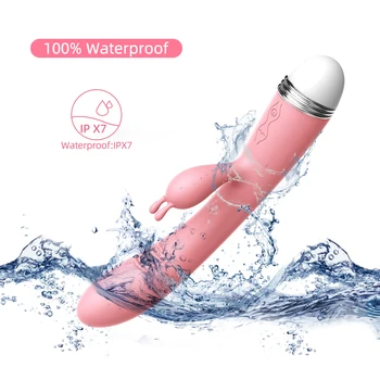 G Spot Rabbit Vibrator, Vibrator za Odrasle Igrače USB Polnjenje Močan Masturbacija Sex Igrača za Žensko Klitoris Spodbujanje Ženski Vibrator Igrače 3