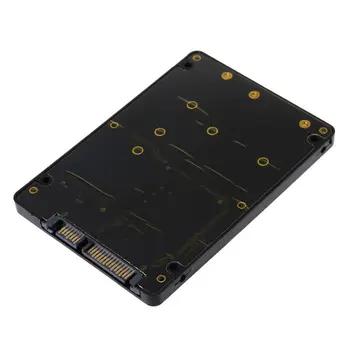 2 V 1 NGFF M. 2 B+M Ključ Mini PCI-E ali mSATA SSD, da SATA III vmesniško Kartico za Celoten Msata SSD/ 2230/2242/2260/22x80 M2 387