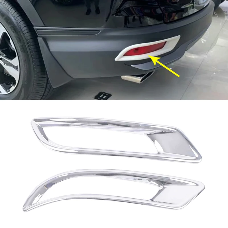 Zadnje Luči za Meglo Lučka za Kritje Trim Za Honda CRV CR-V 2020 2021 ABS Chrome Nazaj Foglight Modeliranje Trakovi Okraskov Avto Styling Dodatki 2