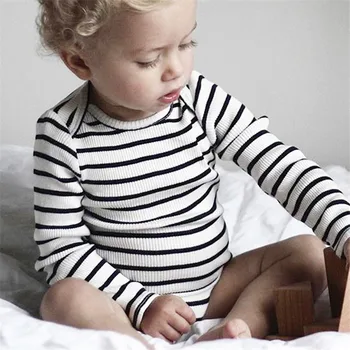 Enke MM 30% Svile Baby Jesenski Oblačila z Dolgimi Rokavi Jeseni Romper Visoke Kakovosti Začetnih Fant Dekle Visoko Elastičnost iz Enega kosa 5