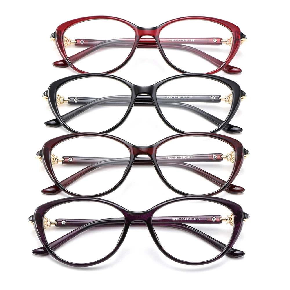 Gmei Optični Ultralahkih TR90 Mačka Oči Ženske Optičnih Očal Okvir Očala Okvirji Za Ženske Kratkovidnost Daljnovidnost Očala M1537 1