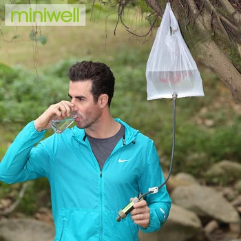 Miniwell L630 osebnih kampiranje slame vodni filter oprema za preživetje za pitno vodo 4