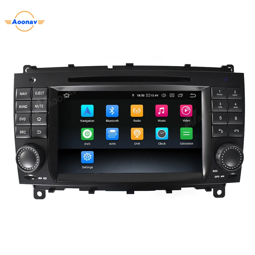 2din android avto avdio Za Benz CLK W209 CLS W219 2004-2012 Avtomobilski Stereo-sprejemnik, radio multimedijski predvajalnik, GPS navigacijo 4