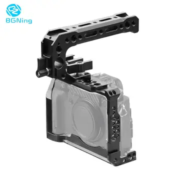 Aluminij SLR Fotoaparat Kletko za Fujifilm X-T3 /XT3/XT2 /X-T2 DSLR Ploščad Zaščitna Primeru pokrijemo s Top Grip Ročaj Hladno Čevelj Gori 1