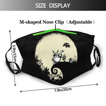 Jack Skellington Usta Masko Soseda Pred Božičem Totoro Obrazno Masko Moda Za Odrasle Lepo Masko 40962